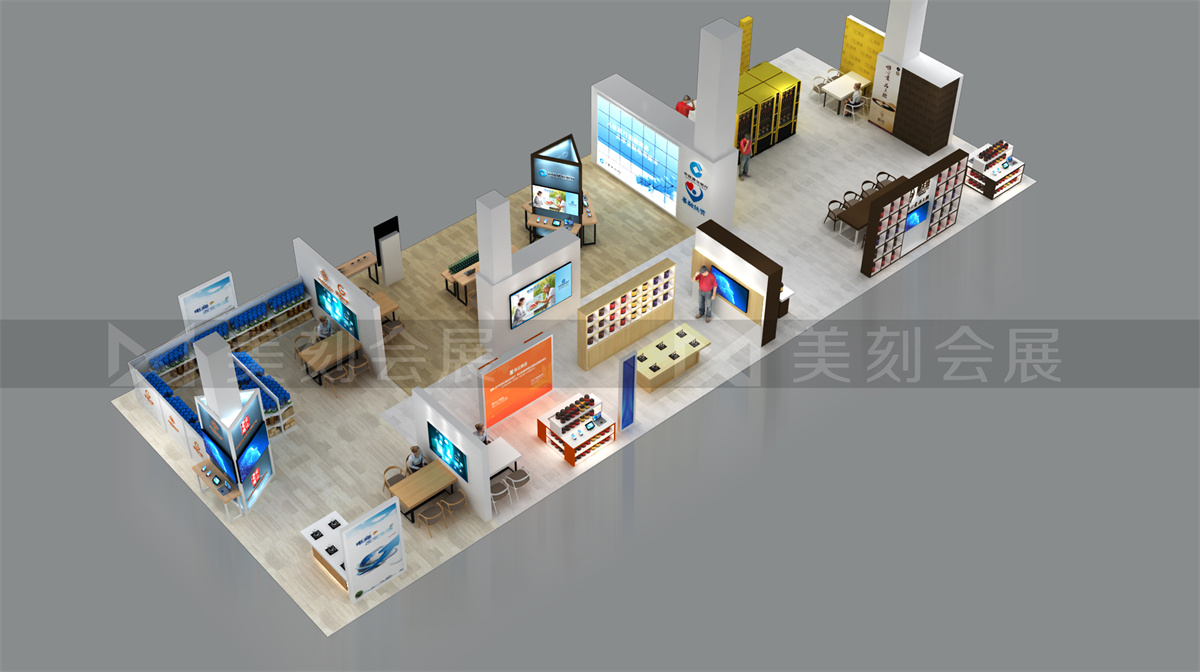 第五屆黑茶文化旅游節(jié)展臺(tái)設(shè)計(jì)方案，黑茶文化節(jié)展會(huì)布置效果圖